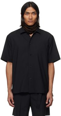 sacai Black Suiting Shirt