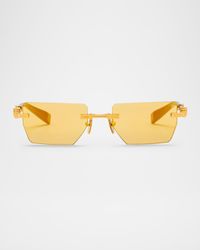 Pierre Titanium Rectangle Sunglasses