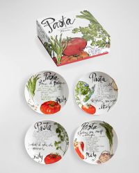 Pasta Italiana Dipping Dishes, Set of 4