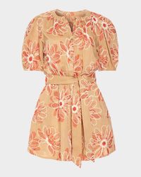 Selby Embroidered Mini Dress