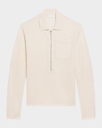 Men's Fine-Gauge Knit Polo Shirt