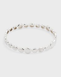 All-Over Stone Bangle in Sterling Silver