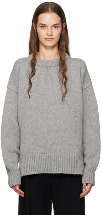The Row Gray Ophelia Sweater