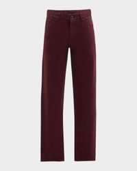 Men's Cashmere-Cotton Slim 5-Pocket Pants