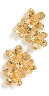 SHASHI Botanique Studs Gold One Size