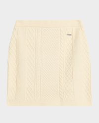 Cable-Knit Mini Skirt