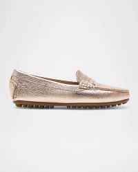Pilar Metallic Penny Driver Loafers
