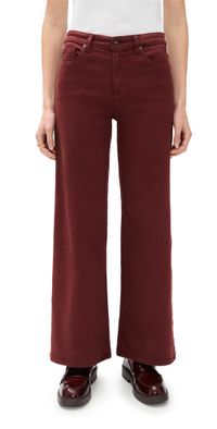 AG Saige Wide Leg Jeans Cranberry 28