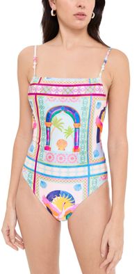 MINKPINK Elysia Scoop Back One Piece Paradiso M