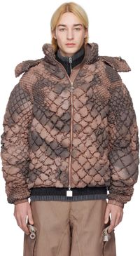 Charlie Constantinou Red 66°North Edition Signature Quilt Down Jacket