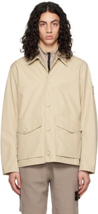 Stone Island Beige Monochromatic Jacket