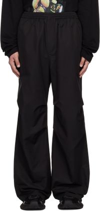 We11done Black Logo Track Pants