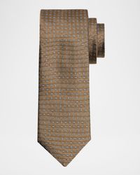 Men's Oval Patterned Tie