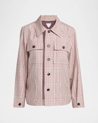Check Long-Sleeve Button-Down Shirt