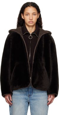 Proenza Schouler Brown Proenza Schouler White Label Dakota Reversible Shearling Jacket