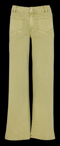 Vila - Jean large en coton mélangé - Taille 42 - Vert