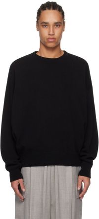Fear of God Black Fine Knit Crewneck Sweater