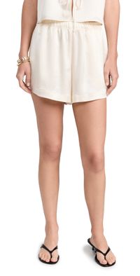 Leset Barb Boxer Shorts Creme M