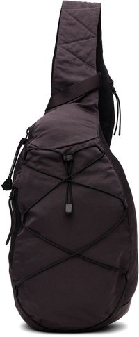 C.P. Company Purple Nylon B Crossbody Rucksack Bag
