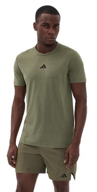 adidas Designed For Training Workout Tee Olive Strata XXL