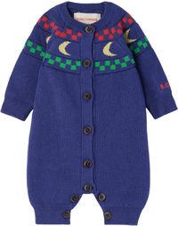 Bobo Choses Baby Navy Beneath The Moon Bodysuit