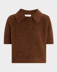 Gio Short-Sleeve Polo Sweater