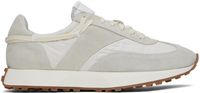 Rhude White & Gray Runner Sneakers