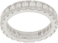 Hatton Labs Silver Elliptical Eternity Ring