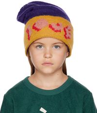 Wolf & Rita Kids Purple & Yellow Mario Love Beanie