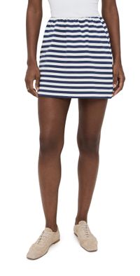 POSSE Haisley Skirt Navy Stripe L