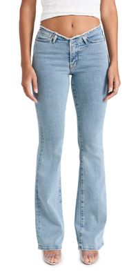 Good American Good Legs Flare Jeans with No Waistband