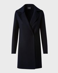 Bera Brushed Cashmere Doble-Breasted Coat