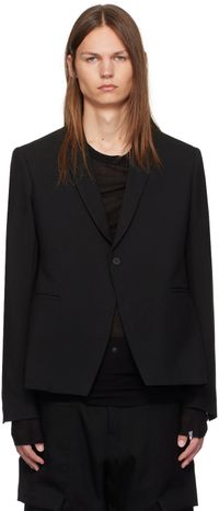 Rick Owens Black Porterville Tatlin Blazer