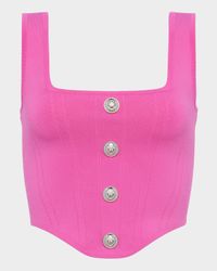 Saga Square-Neck Corset Top