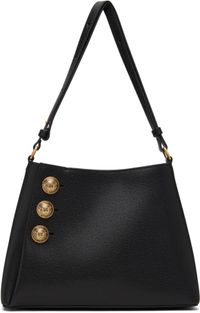 Balmain Black Emblème Shoulder Bag