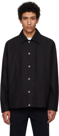 Jil Sander Black Logo Jacket