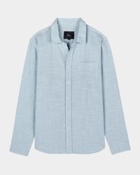 Men's Wyatt Cotton Casual Button-Down Shirt