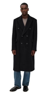 Our Legacy Whale Coat Black Hairy Wool 54