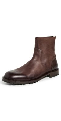 PS Paul Smith Falk Leather Chelsea Boots Chocolate 9