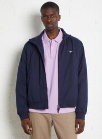 Gant - Veste droite à col montant - Taille XL - Bleu
