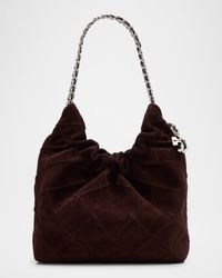 Fleming Mini Suede Crossbody Bag