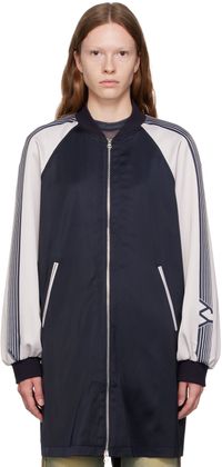 OPEN YY Navy Souvenir Bomber Jacket