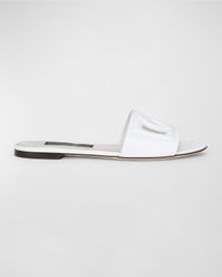 Cutout DG Flat Slide Sandals