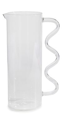 Sophie Lou Jacobsen Wave Pitcher Clear/Clear One Size