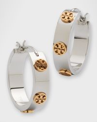 Thin Icon Hoop Earrings