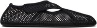 ALAÏA Ballerines noires en résille