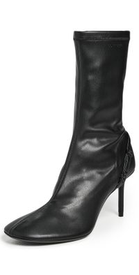 Courrèges Oblique Strap Boots Black 37