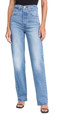 Levi's Ribcage Full Length Jeans Dance Around 32
