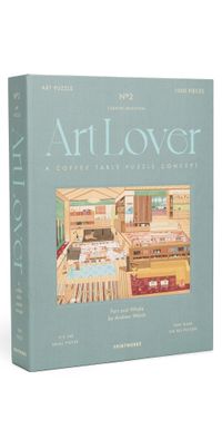 Printworks Art Lover Book Puzzle Blue One Size
