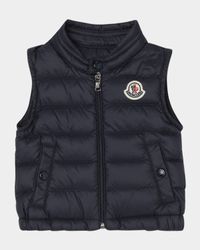 Boy's Amaury Puffer Vest, Size 6M-3